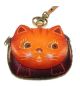 Cat Leather Wristlet