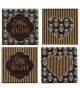 Mr. & Mrs. Coaster Set