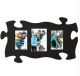 Black Puzzle Photo Frame