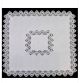 Peacock Lace Table Topper 43'' Square