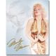 Monroe - Gold Dress Tin Sign