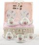 PINK ROSE T SET/BSK