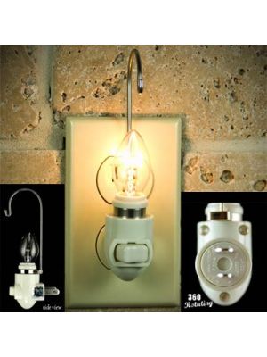 switchables rotating night light plug