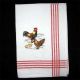 Rooster Embroidered Tea Towel