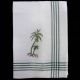 Palm Tree Embroidered Tea Towel