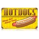 Hot Dogs Always Hot! Always Fresh! 8'' X 14'' Sign
