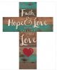 Faith Hope Love Cross
