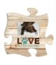 Love Four Legged Animal Puzzle Piece Frame