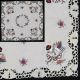 Snowman & Bells Square Table Topper 33''