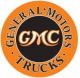 GMC Trucks Round Tin Sign