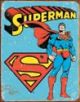 SUPERMAN- RETRO Tin Sign