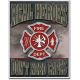Real Heros Fireman Tin Sign