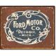 Ford Motor Co. Detroit Michigan Tin Sign