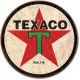 Texaco '36 Round Tin Sign