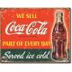 Coke Part of the Day Tin Sign