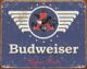 Budweiser 1936 Tin Sign