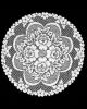 Victorian Rose Doily 19''