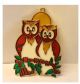 Two Owls On Branch Suncatcher