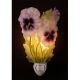Pansy  Bonded Marble Night Light