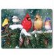 Winter Birds Small Cutting Board